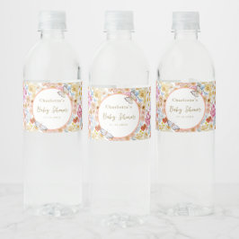 Summer Bloom Floral Butterfly Baby Dusche Custom