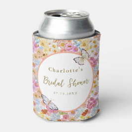 Summer Bloom Floral Butterfly Brautparty Custom Dosenkühler