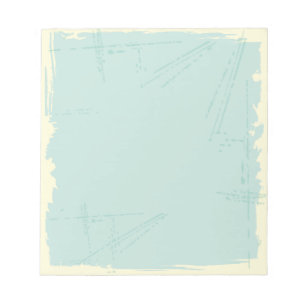 Summer Blue Floral & Butterfliegen Notizblock