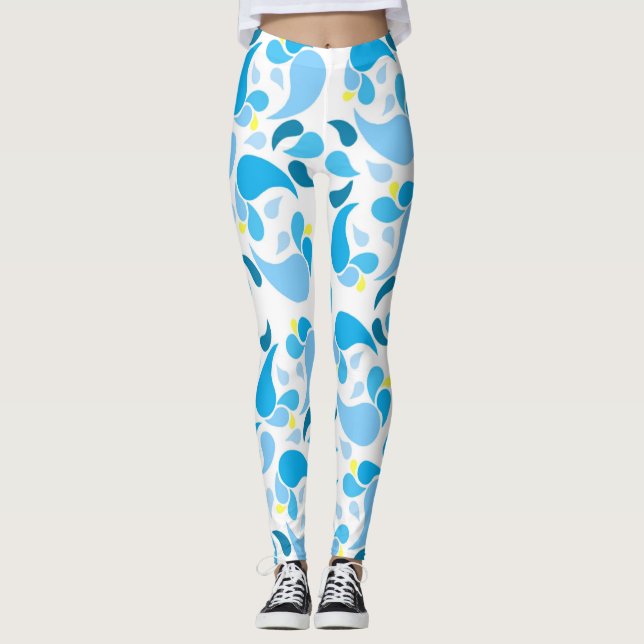 Summer Blues Leggings (Vorderseite)