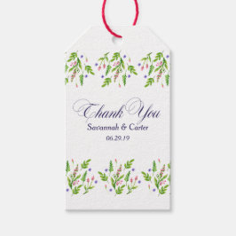 Summer Blume Gastgeschenk Hochzeit "Vielen Dank" G Geschenkanhänger