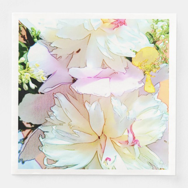 Summer Blume Paper Napkin Serviette (Vorderseite)