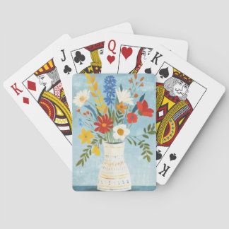 Summer Blume Vase Spielkarten