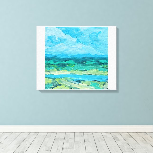 Summer Blur Leinwanddruck (Insitu (Holzboden))
