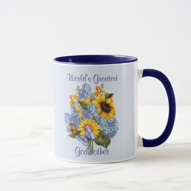 Summer Bouquet - Godmutter Tasse (Rechts)