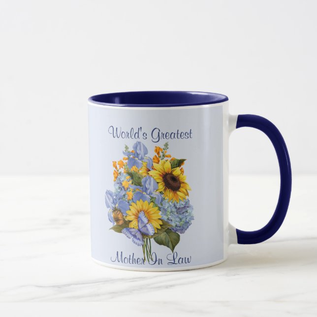 Summer Bouquet - Mutter im Recht Tasse (Rechts)