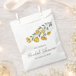 Summer Brautparty Gefälligkeitstaschen mit gelber  Geschenktütchen