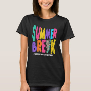 Summer Break Assistant Haupt Sommerurlaub H T-Shirt