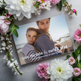 Summer Break Foto Hochzeit retten das Datum Postkarte