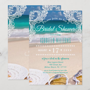 Summer Bridal Dusche von Ocean Beach Einladung