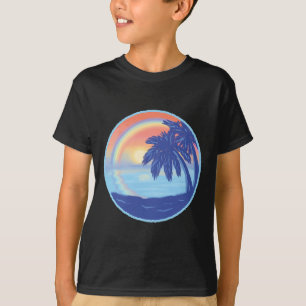 Summer Bubble Ocean Waves Men Women Paradise Graph T-Shirt