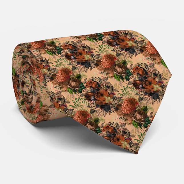 Summer Bumble Bee Neck Tie Krawatte (Gerollt)