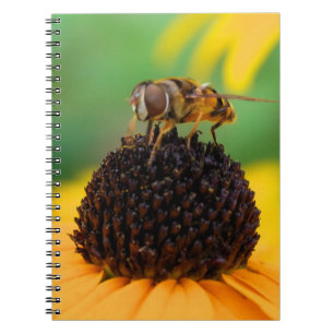 Summer Bumble Bee Notebook Notizblock
