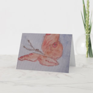 Summer Butterfly Grußkarte Karte