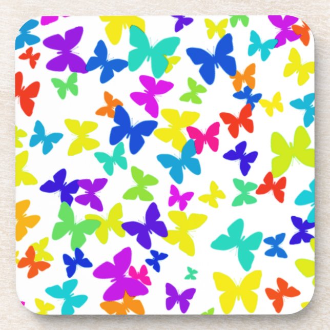 Summer Butterfly Untersetzer (Vorderseite)