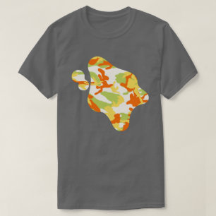 Summer Camouflage Pattern Paint Platsch T-Shirt