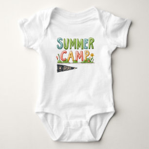 Summer Camp - farbenfrohe Sommercamp Baby Strampler