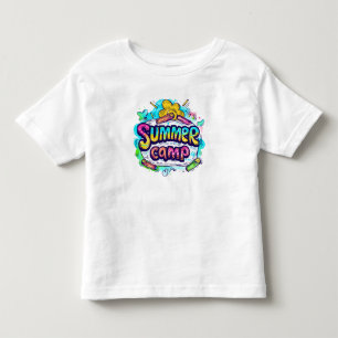 Summer Camp - farbenfrohe Sommercamp Kleinkind T-shirt