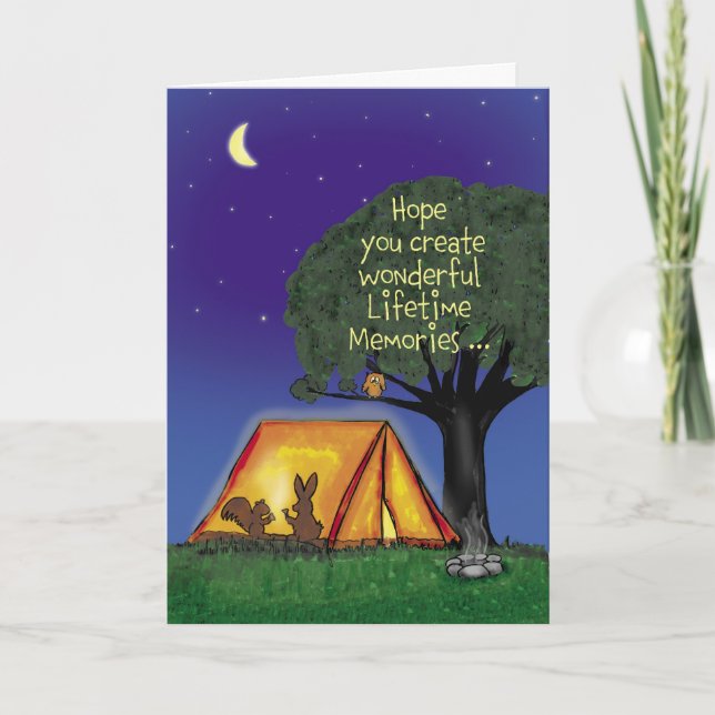 Summer Camp - Miss you - Greeting Card Karte (Vorderseite)