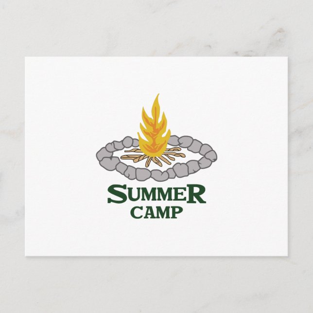 SUMMER CAMP POSTKARTE (Vorderseite)