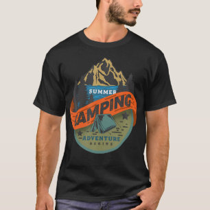 Summer Camping Adventure beginnt T-Shirt