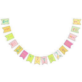 Summer Candy Birthday Party Wimpelkette