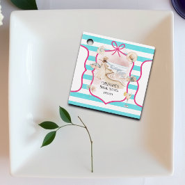 Summer Chic Beach and Waves Brautparty Geschenkanhänger