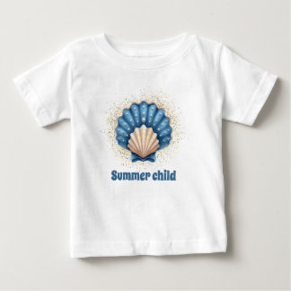 Summer Child - T - Shirt von Kindern mit Seashell