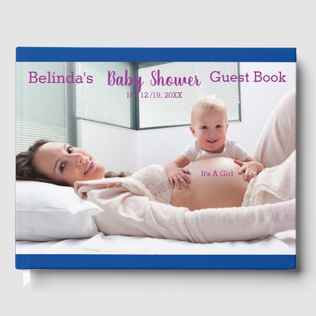 Summer Christmas Baby Shooting Collection Gästebuch (Vorderseite)