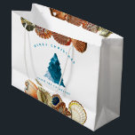 Summer Christmas Beach Seashell Individuelle Name Große Geschenktüte<br><div class="desc">Ein einzigartiges Sommer Weihnachtsdesign mit Strandwellen für die Fülle des Weihnachtsbaumes und Seashells als Grenze. Ideal für Weihnachtsgeschenke und Dekoration. Passen Sie die Weihnachtsgeschenktüte mit Ihrem Text an und machen Sie es zu Ihrem eigenen Geschenksack.</div>