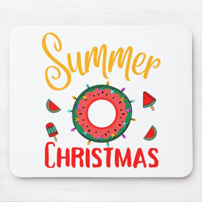 Summer Christmas July Mousepad (Vorne)