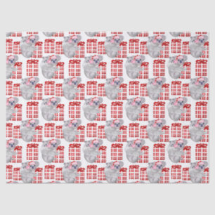 Summer Christmas Koalas White Seidenpapier