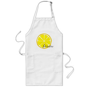 Summer Citrus Lemon Arpon Lange Schürze