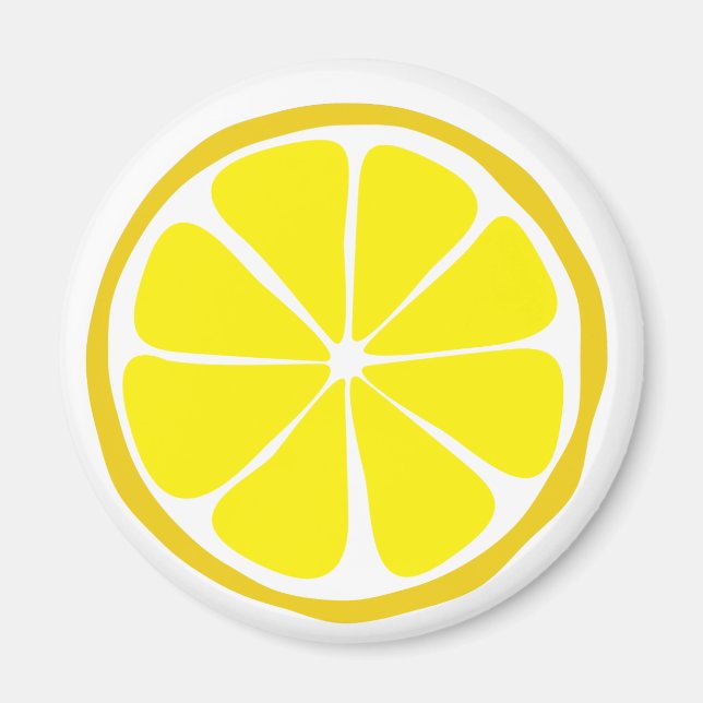 Summer Citrus Lemon Magnet (Vorne)