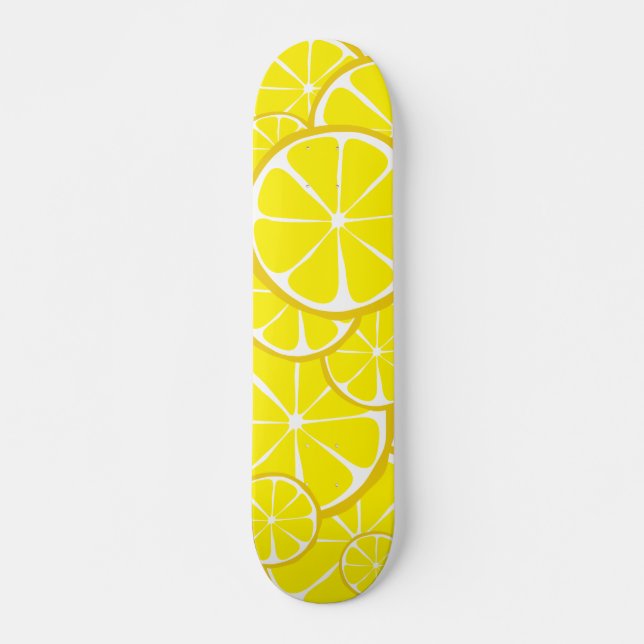 Summer Citrus Lemon Skateboard (Vorne)