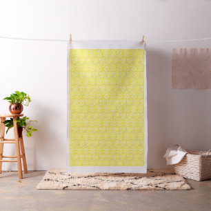 Summer Citrus Lemon Slices Fabric Stoff