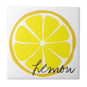 Summer Citrus Lemon Tile Fliese