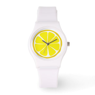 Summer Citrus Lemon Watch Armbanduhr