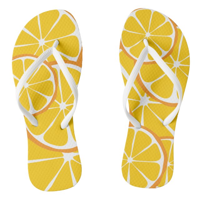 Summer Citrus Orange FlipFlops (Fußbett)
