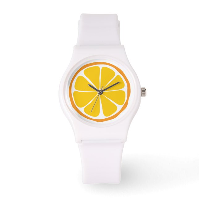 Summer Citrus Orange Watch Armbanduhr (Vorderseite)