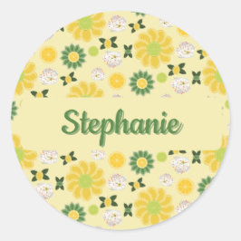 Summer Citrus Personalisiert Sticker