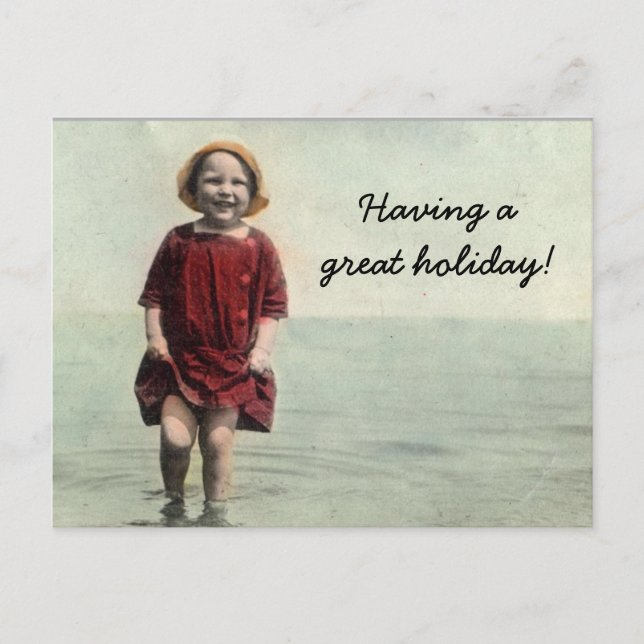 Summer Classic Postcard Feiertagspostkarte (Vorderseite)