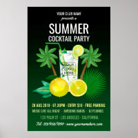 Summer Cocktails Club/Corporate Party Einladung