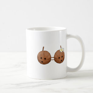 Summer Coconut Bra Halloween Kostüm Hawaii Aloha Kaffeetasse