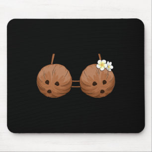 Summer Coconut Bra Halloween Kostüm Hawaii Aloha Mousepad