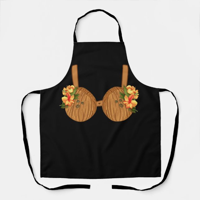 Summer Coconut Bra Halloween Kostüm Hawaii Hawaii Schürze (Vorderseite)