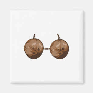 Summer Coconut Bra Halloween Kostümspass Outfit Gi Magnet