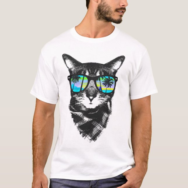Summer cool cat T-Shirt (Vorderseite)