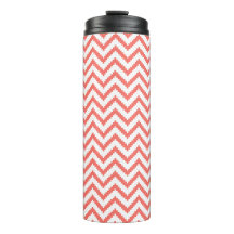 Summer Coral Aztec Zickzack