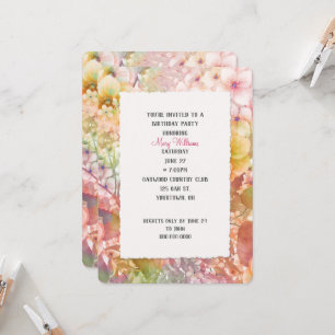 Summer Cosmos Geburtstagsparty Einladung